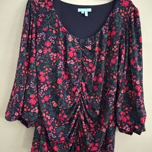 Draper James Connie Blouson Sleeve - Floral Blouise